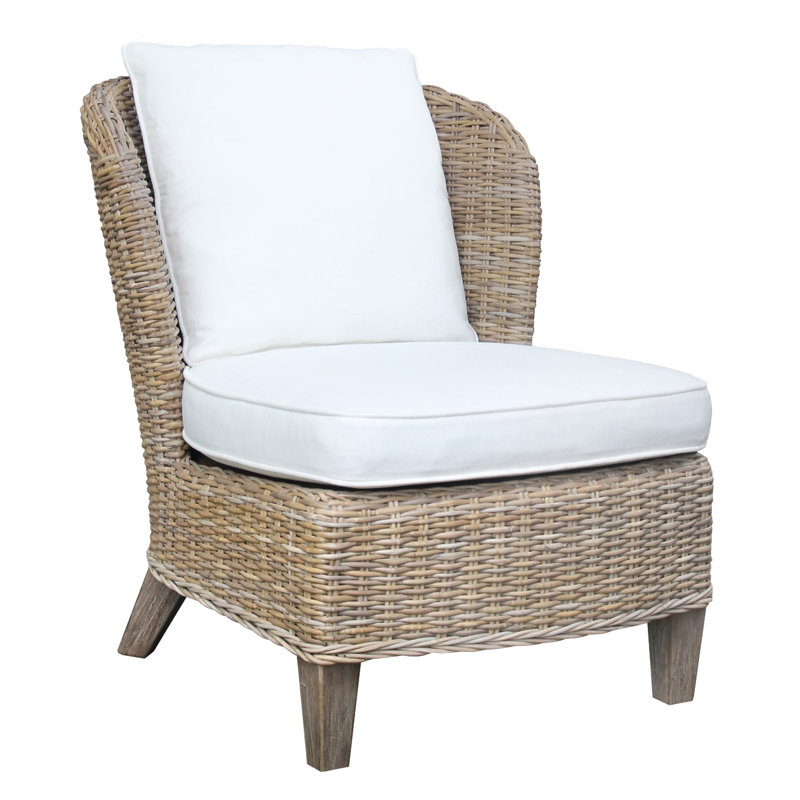 Highland Dunes Shaurya Rattan Slipper Chair | Wayfair